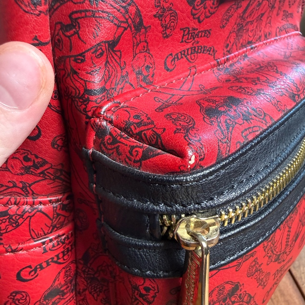 Disney park’s Pirates of the Caribbean Loungefly mini backpack - Picture 10 of 12